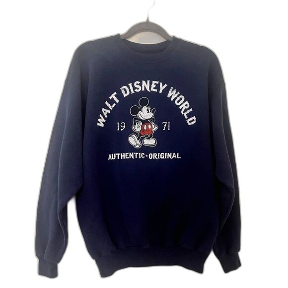 VTG Walt Disney World Mickey Mouse x Hanes Crewneck - Medium - Picture 1 of 4
